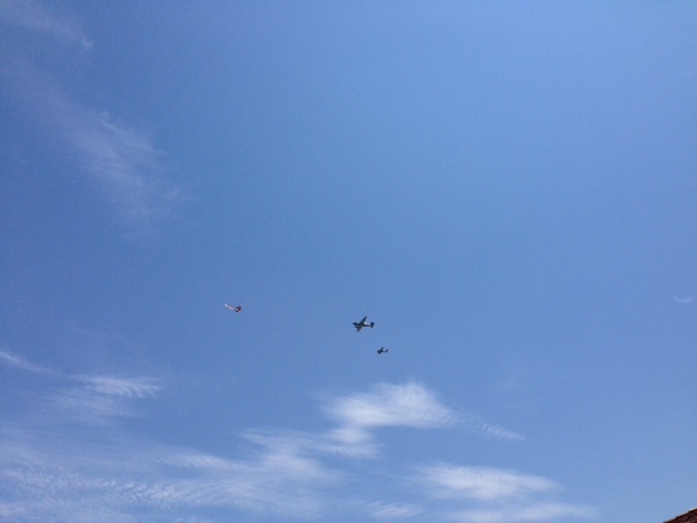 Vintage Plane Flyover at Sea Pines 4th of July