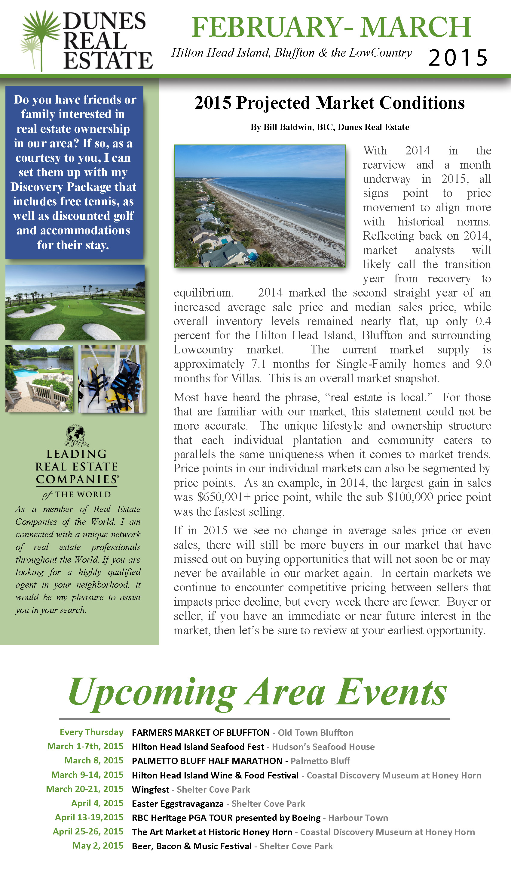 Dunes Real Estate Newsletter