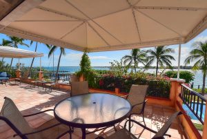 Expansive balcony with Views