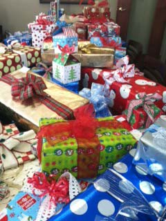 West Bend First Weber Christmas fundraiser and gift giving